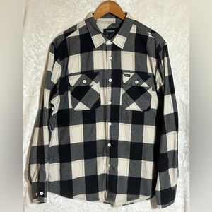 BRIXTON Plaid Long Sleeve Button-up